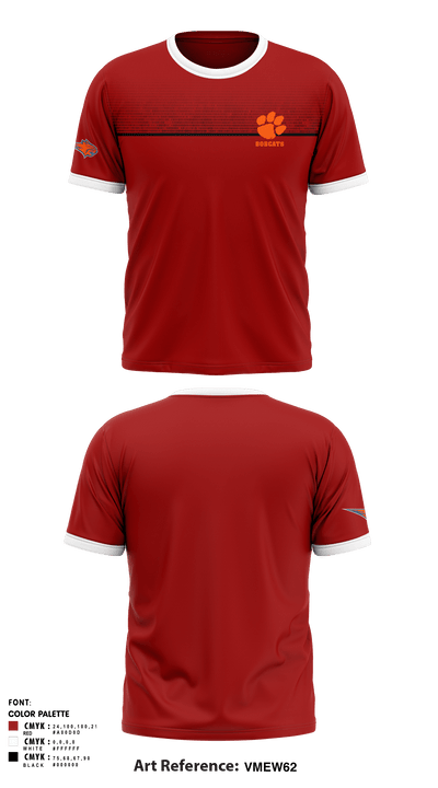 Bobcats 61420403 Short Sleeve Performance Shirt - 1