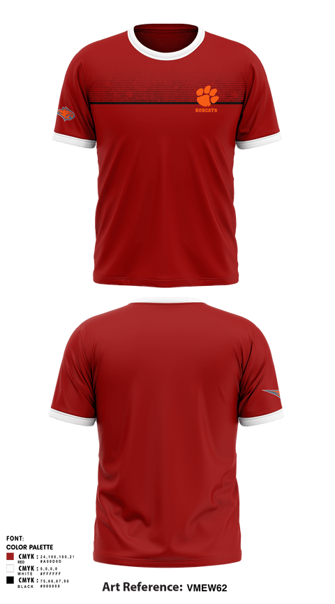 Short Sleeve Performance Shirt, Bobcats, Cross Country, Teamtime, Team time, sublimation, custom sports apparel, team uniforms, spirit wear, spiritwear, sports uniforms, custom shirts, team store, custom team store, fundraiser sports, apparel fundraiser