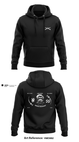 Hoodie, 1st PLT/Able Co/3-121 IN, Army, Teamtime, Team time, sublimation, custom sports apparel, team uniforms, spirit wear, spiritwear, sports uniforms, custom shirts, team store, custom team store, fundraiser sports, apparel fundraiser