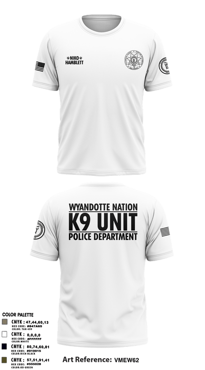 K9 Unit 27578074 Short Sleeve Performance Shirt - 8