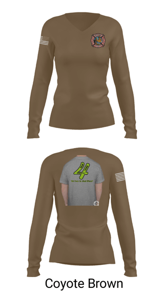 Women's Long Sleeve Vneck Shirt, , Fire Department, Teamtime, Team time, sublimation, custom sports apparel, team uniforms, spirit wear, spiritwear, sports uniforms, custom shirts, team store, custom team store, fundraiser sports, apparel fundraiser