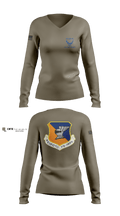 WBHS AFJROTC 46215478 Women's Long Sleeve V-neck Shirt - 2