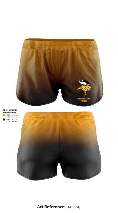 Pelican Rapids High School Track 20694810 Track Shorts - 1