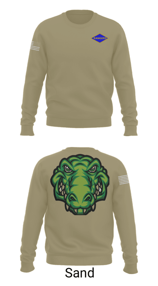 Crew Neck Sweatshirt, , Army, Teamtime, Team time, sublimation, custom sports apparel, team uniforms, spirit wear, spiritwear, sports uniforms, custom shirts, team store, custom team store, fundraiser sports, apparel fundraiser