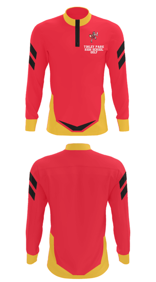 Quarter Zip Jacket, Tinley Park High School Golf, Golf, Teamtime, Team time, sublimation, custom sports apparel, team uniforms, spirit wear, spiritwear, sports uniforms, custom shirts, team store, custom team store, fundraiser sports, apparel fundraiser