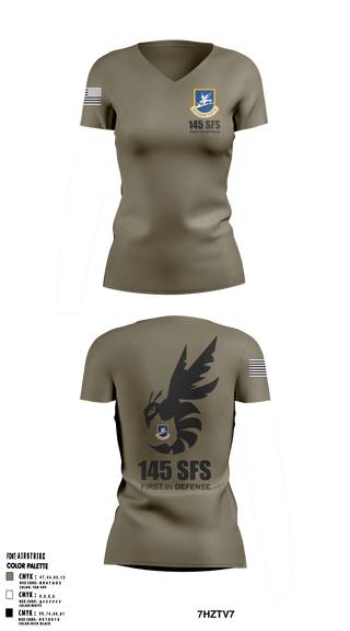 Women's Short Sleeve Vneck Shirt, , Air Force, Teamtime, Team time, sublimation, custom sports apparel, team uniforms, spirit wear, spiritwear, sports uniforms, custom shirts, team store, custom team store, fundraiser sports, apparel fundraiser