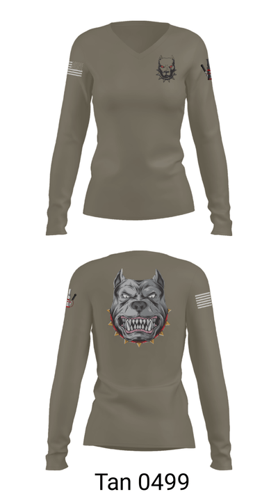 E.Co 3-82 GSAB 39598537 Women's Long Sleeve V-neck Shirt - 40