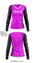 SMASH 45148372 Women's Long Sleeve V-neck Shirt - 4