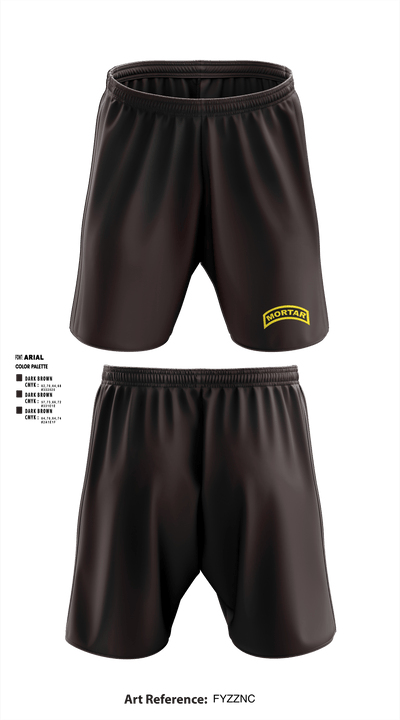 BASHER PLATOON 6768225 Athletic Shorts With Pockets - 1
