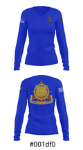 382nd CSSB 66174892 Women's Long Sleeve V-neck Shirt - 36