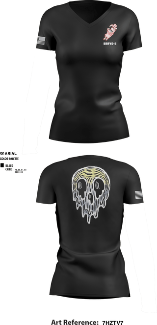 Women's Short Sleeve Vneck Shirt, , Marines, Teamtime, Team time, sublimation, custom sports apparel, team uniforms, spirit wear, spiritwear, sports uniforms, custom shirts, team store, custom team store, fundraiser sports, apparel fundraiser