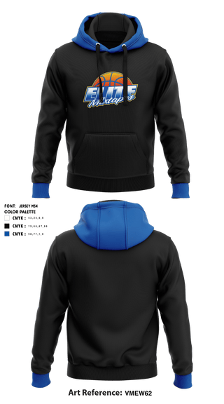 Hoodie, Elite Mixtapes, Men's Basketball, Teamtime, Team time, sublimation, custom sports apparel, team uniforms, spirit wear, spiritwear, sports uniforms, custom shirts, team store, custom team store, fundraiser sports, apparel fundraiser