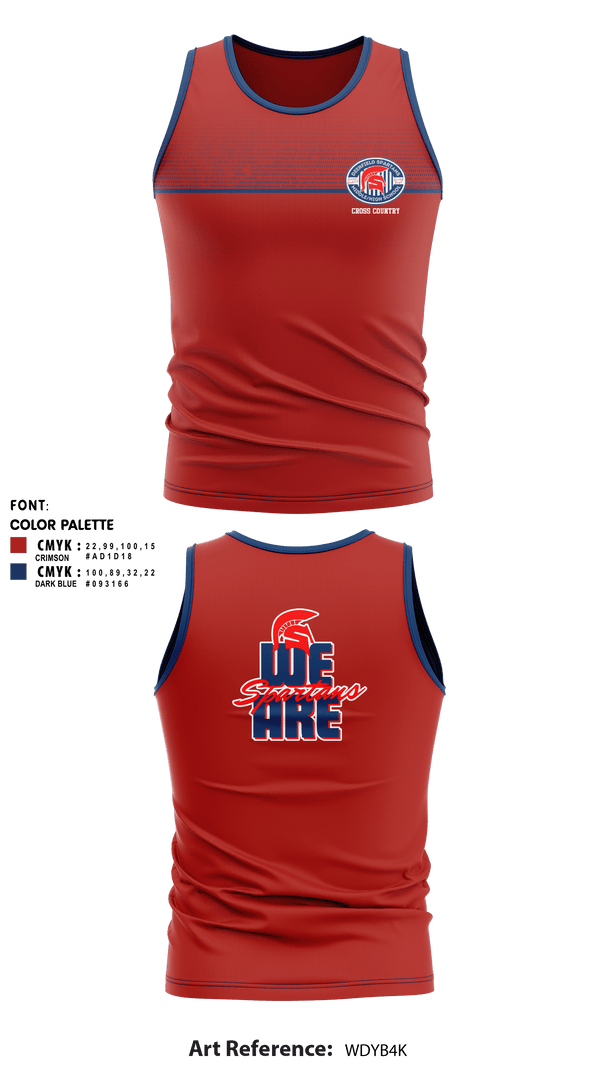 Cross Country Singlet, Deerfield Spartans, Cross Country, Teamtime, Team time, sublimation, custom sports apparel, team uniforms, spirit wear, spiritwear, sports uniforms, custom shirts, team store, custom team store, fundraiser sports, apparel fundraiser