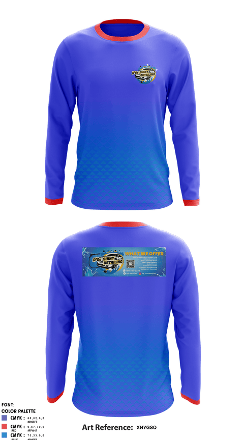 Long Sleeve Performance Shirt, DG’s SHINY DETAILING LLC, , Teamtime, Team time, sublimation, custom sports apparel, team uniforms, spirit wear, spiritwear, sports uniforms, custom shirts, team store, custom team store, fundraiser sports, apparel fundraiser