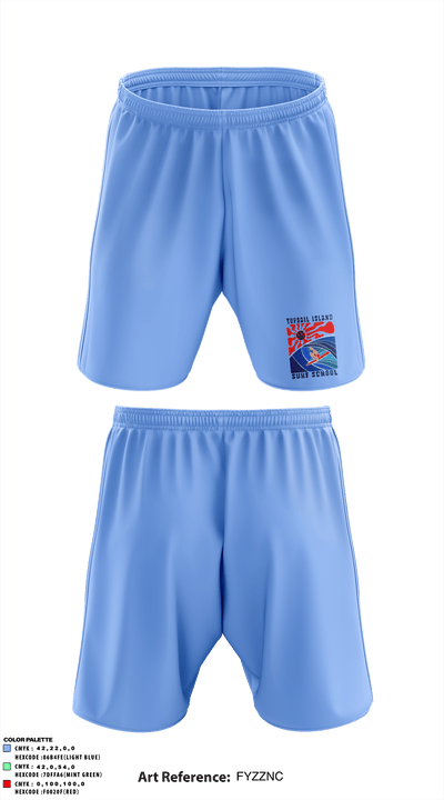 Topsail Island Surf School 81883035 Athletic Shorts With Pockets - 3