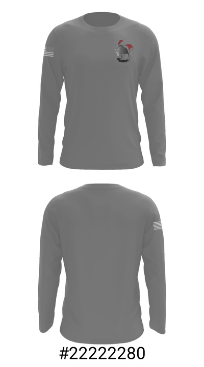 Plymouth High School Soccer 9751391 Long Sleeve Performance Shirt - 14