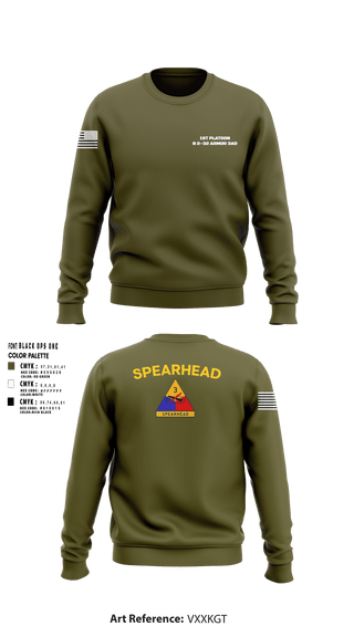 Crew Neck Sweatshirt, Turtle Platoon, Army, Teamtime, Team time, sublimation, custom sports apparel, team uniforms, spirit wear, spiritwear, sports uniforms, custom shirts, team store, custom team store, fundraiser sports, apparel fundraiser