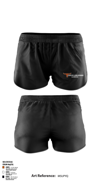 Lanier High School Lacrosse 31494592 Women's Shorts - 2