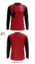 New Britain Twisters Youth Wrestling 45792987 Long Sleeve Rash Guard Shirt - 1