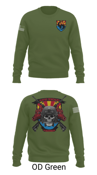 Crew Neck Sweatshirt, , Army, Teamtime, Team time, sublimation, custom sports apparel, team uniforms, spirit wear, spiritwear, sports uniforms, custom shirts, team store, custom team store, fundraiser sports, apparel fundraiser