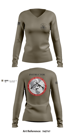 Women's Long Sleeve Vneck Shirt, , Police, Teamtime, Team time, sublimation, custom sports apparel, team uniforms, spirit wear, spiritwear, sports uniforms, custom shirts, team store, custom team store, fundraiser sports, apparel fundraiser