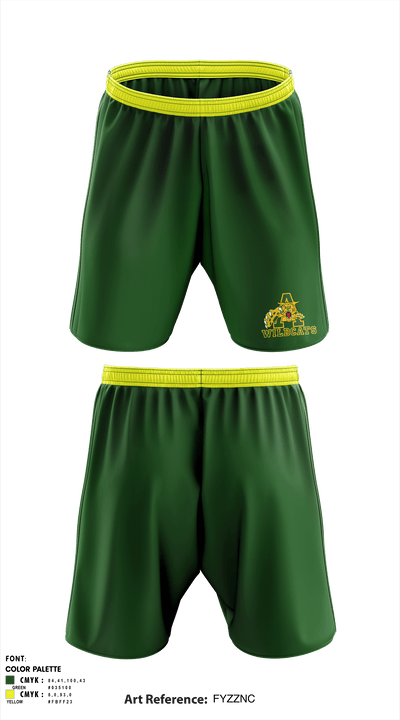 Aguilar Public High School 10671701 Athletic Shorts With Pockets - 1