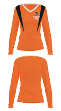 Dover High School Soccer 31537995 Women's Long Sleeve V-neck Shirt - 22