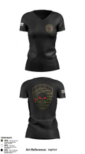 Fugitive apprehension street team 89256534 Women's Short Sleeve V-neck Shirt - 3