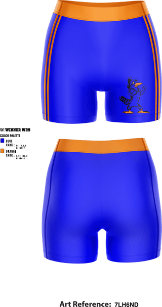 Women's Compression Shorts, Walthill Public High School Volleyball, Women's Volleyball, Teamtime, Team time, sublimation, custom sports apparel, team uniforms, spirit wear, spiritwear, sports uniforms, custom shirts, team store, custom team store, fundraiser sports, apparel fundraiser