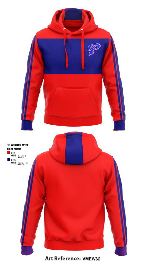 Hoodie, William M Colmer Middle School Volleyball, Women's Volleyball, Teamtime, Team time, sublimation, custom sports apparel, team uniforms, spirit wear, spiritwear, sports uniforms, custom shirts, team store, custom team store, fundraiser sports, apparel fundraiser