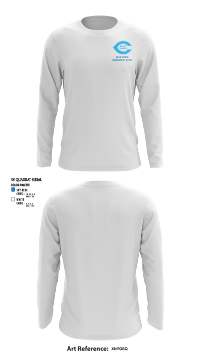 Chanute High School Band 70581105 Long Sleeve Performance Shirt - 2