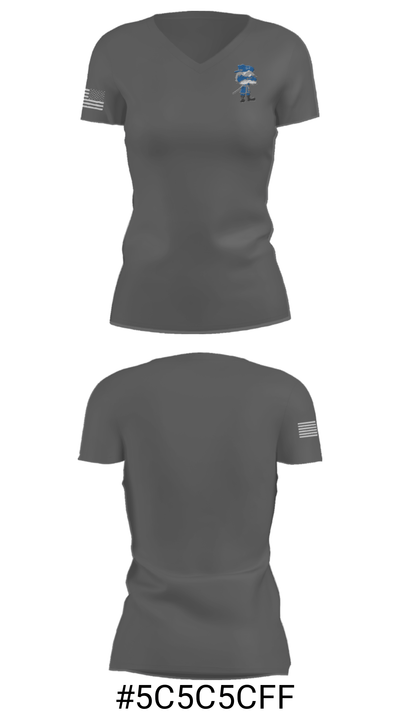 Gladbrook Reinbeck High School Golf 42018722 Women's Short Sleeve V-neck Shirt - 22