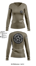 K9 Unit 15966902 Women's Long Sleeve V-neck Shirt - 1