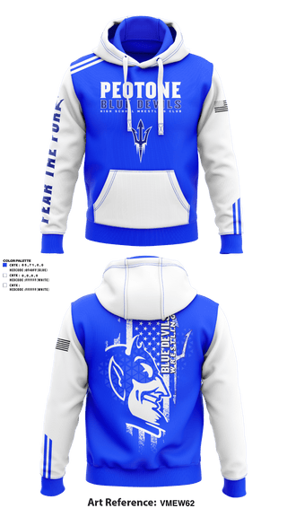 Hoodie, Peotone Blue Devils, Wrestling, Teamtime, Team time, sublimation, custom sports apparel, team uniforms, spirit wear, spiritwear, sports uniforms, custom shirts, team store, custom team store, fundraiser sports, apparel fundraiser