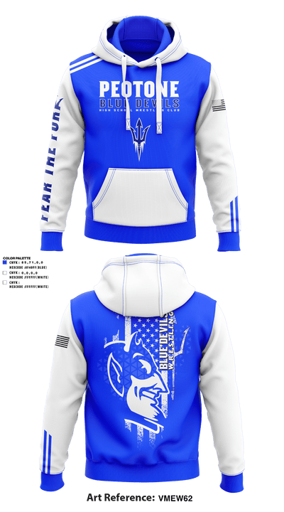Peotone Blue Devils 70869919 Hoodie - 1