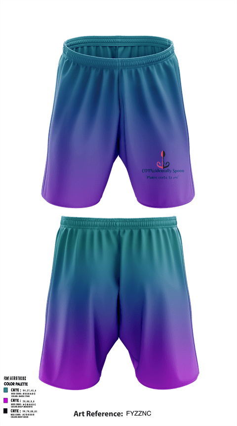 Athletic Shorts With Pockets, Coincidentally Spoon, , Teamtime, Team time, sublimation, custom sports apparel, team uniforms, spirit wear, spiritwear, sports uniforms, custom shirts, team store, custom team store, fundraiser sports, apparel fundraiser