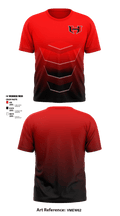 Hibriten High School Wrestling 33577062 Short Sleeve Performance Shirt - 1