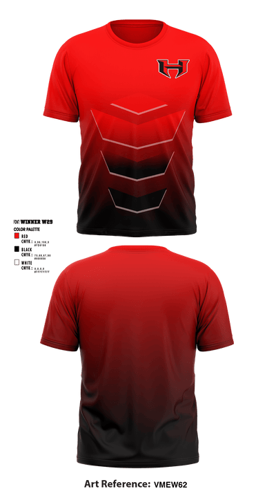 Hibriten High School Wrestling 33577062 Short Sleeve Performance Shirt - 1