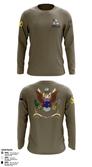 Long Sleeve Performance Shirt, , Army, Teamtime, Team time, sublimation, custom sports apparel, team uniforms, spirit wear, spiritwear, sports uniforms, custom shirts, team store, custom team store, fundraiser sports, apparel fundraiser