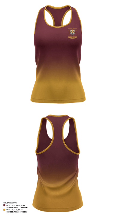 Meade High School Track 444243 Tank Top - 1