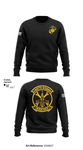 Crew Neck Sweatshirt, , Marines, Teamtime, Team time, sublimation, custom sports apparel, team uniforms, spirit wear, spiritwear, sports uniforms, custom shirts, team store, custom team store, fundraiser sports, apparel fundraiser