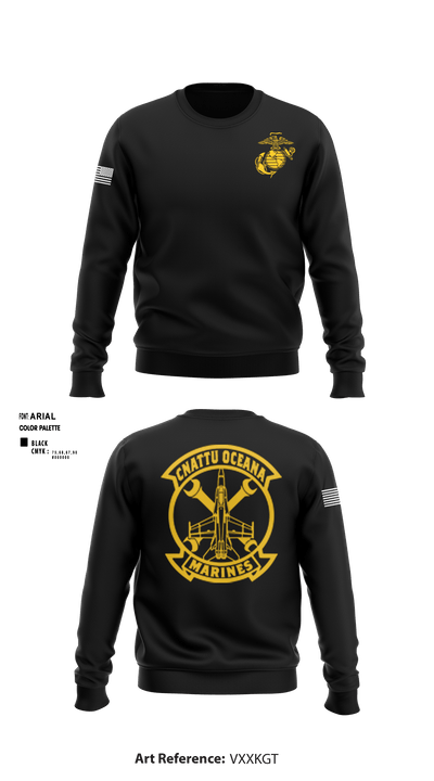 Oceana Marines 61589577 Crew Neck Sweatshirt - 10