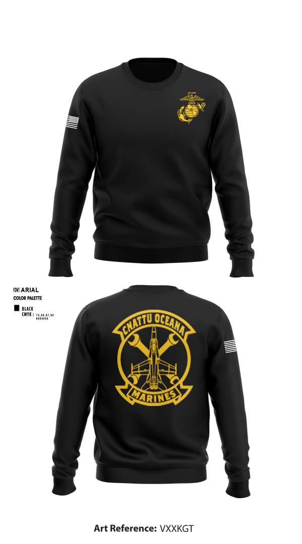 Crew Neck Sweatshirt, , Marines, Teamtime, Team time, sublimation, custom sports apparel, team uniforms, spirit wear, spiritwear, sports uniforms, custom shirts, team store, custom team store, fundraiser sports, apparel fundraiser