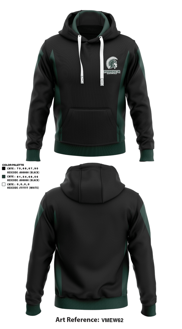 Hoodie, Pembroke Jr Spartans Cheer, School Spirit Store, Teamtime, Team time, sublimation, custom sports apparel, team uniforms, spirit wear, spiritwear, sports uniforms, custom shirts, team store, custom team store, fundraiser sports, apparel fundraiser
