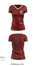 Crossett Learning Center 58247294 Women's Short Sleeve V-neck Shirt - 1