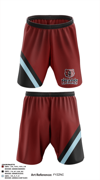 Athletic Shorts With Pockets, Baldwin High School, Spirit Store, Teamtime, Team time, sublimation, custom sports apparel, team uniforms, spirit wear, spiritwear, sports uniforms, custom shirts, team store, custom team store, fundraiser sports, apparel fundraiser
