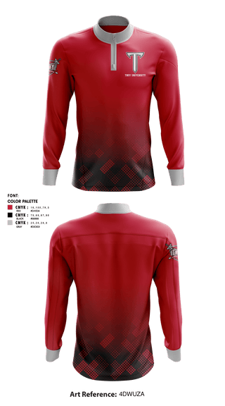 Quarter Zip Jacket, Troy University, Spirit Store, Teamtime, Team time, sublimation, custom sports apparel, team uniforms, spirit wear, spiritwear, sports uniforms, custom shirts, team store, custom team store, fundraiser sports, apparel fundraiser