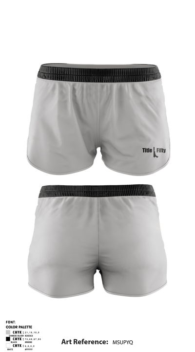 Title Fifty Productions 93543181 Women's Shorts - 1