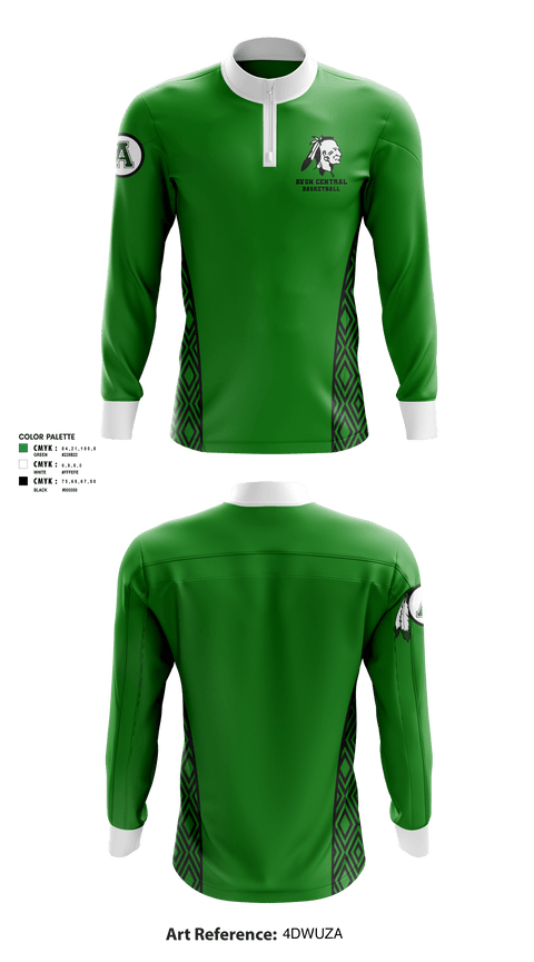Quarter Zip Jacket, Avon Central High School Basketball, Women's Basketball, Teamtime, Team time, sublimation, custom sports apparel, team uniforms, spirit wear, spiritwear, sports uniforms, custom shirts, team store, custom team store, fundraiser sports, apparel fundraiser