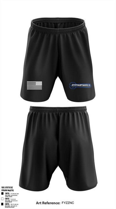Stonewall Tactical 96100452 Athletic Shorts With Pockets - 1